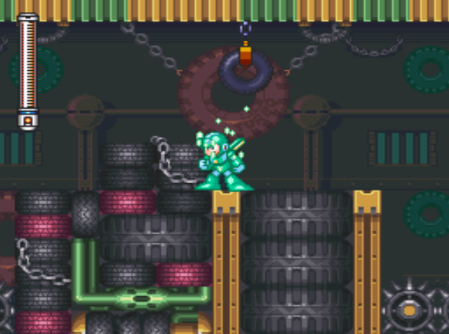 Mega Man 7 screenshot - Turbo Man